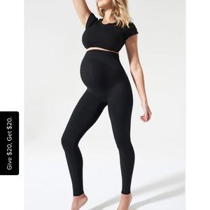 Blanqi bundle of 2 leggings maternity and postpartum/nursing.